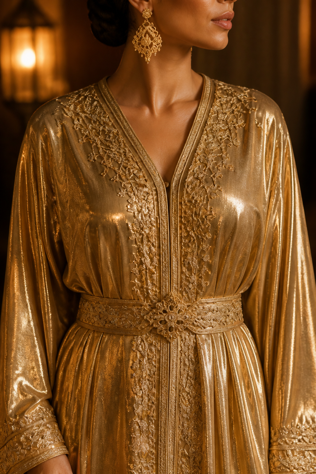 قفطان القرفة والتوابل — Broderie — bldi couture