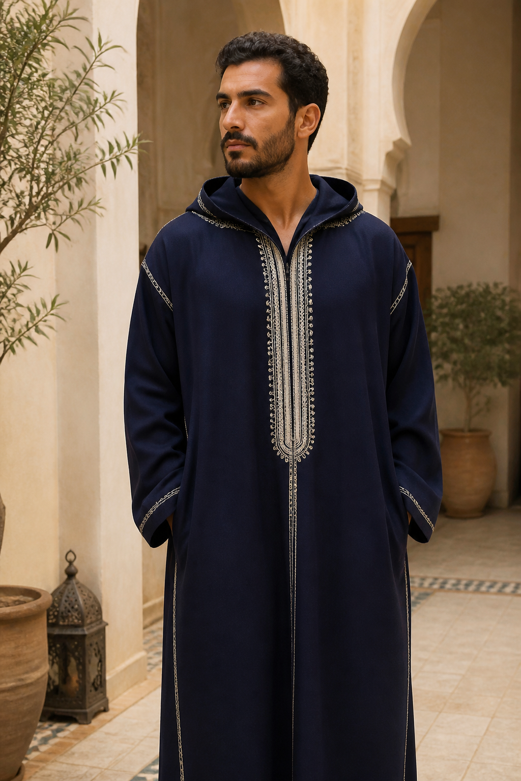 جلباب نسائي أخضر نعناعي — bldi couture