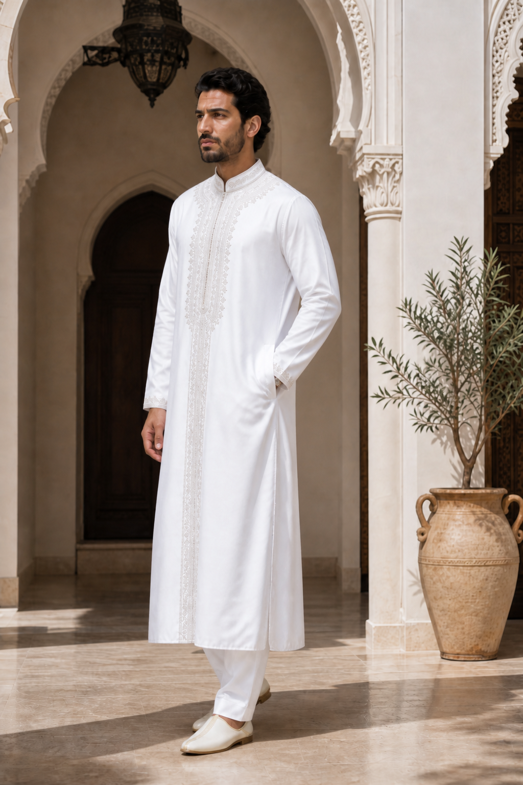 قميص أبيض للعيد — Côté — bldi couture