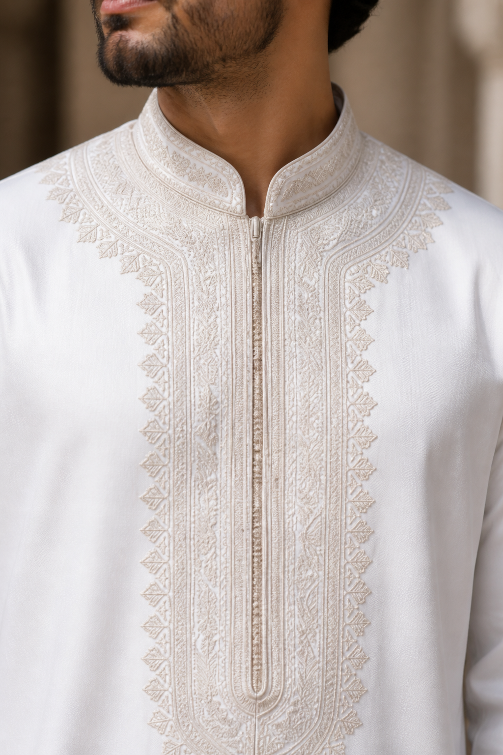 قميص أبيض للعيد — Broderie — bldi couture