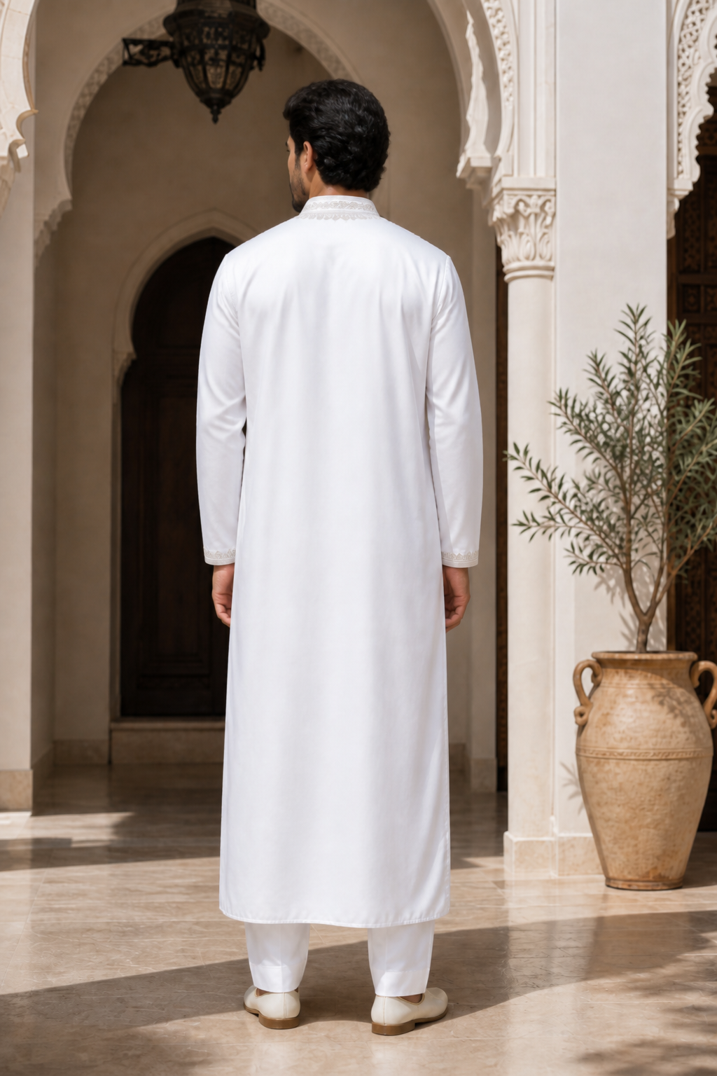 قميص أبيض للعيد — Dos — bldi couture