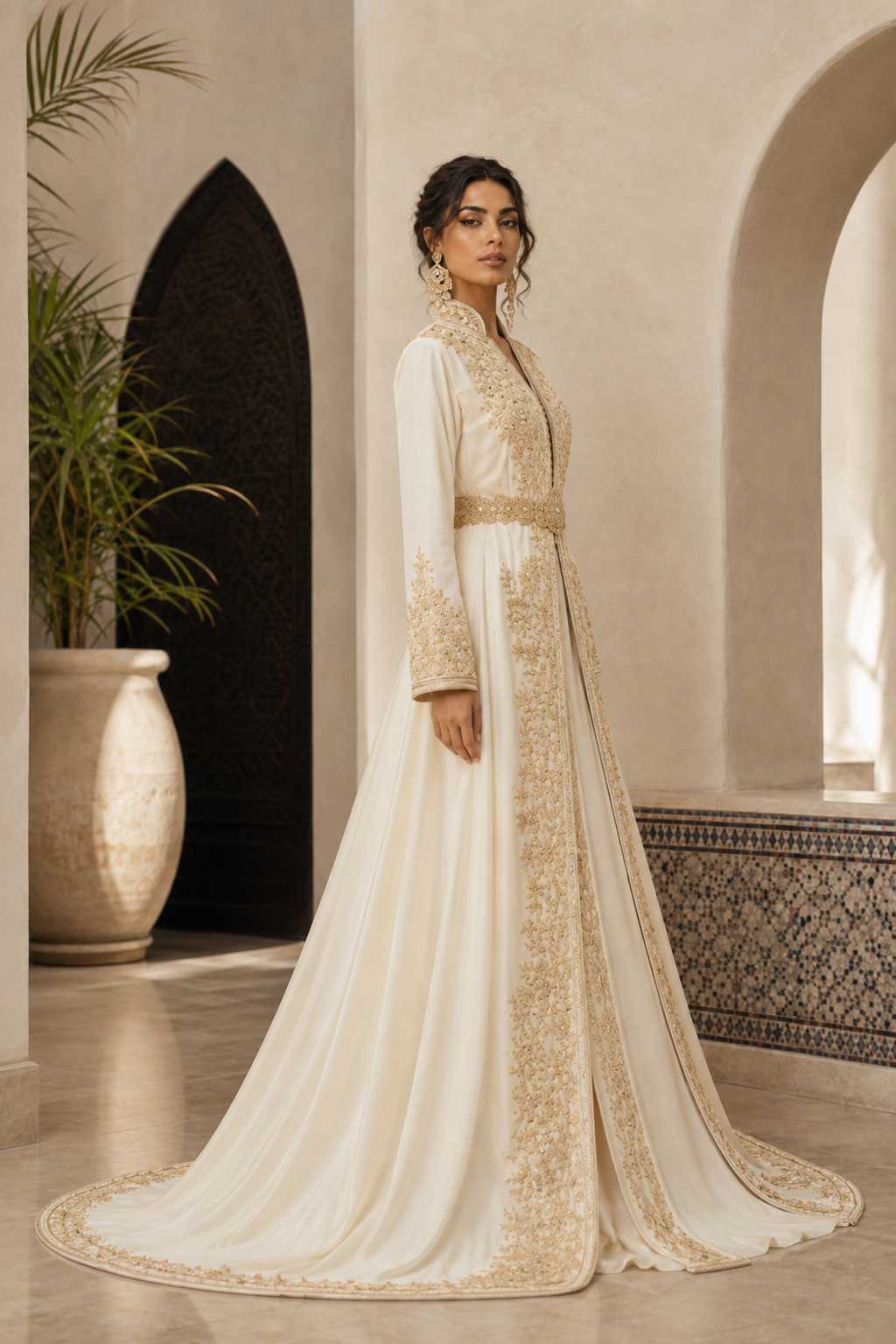 تكشيطة الورد الصحراوي — Côté — bldi couture