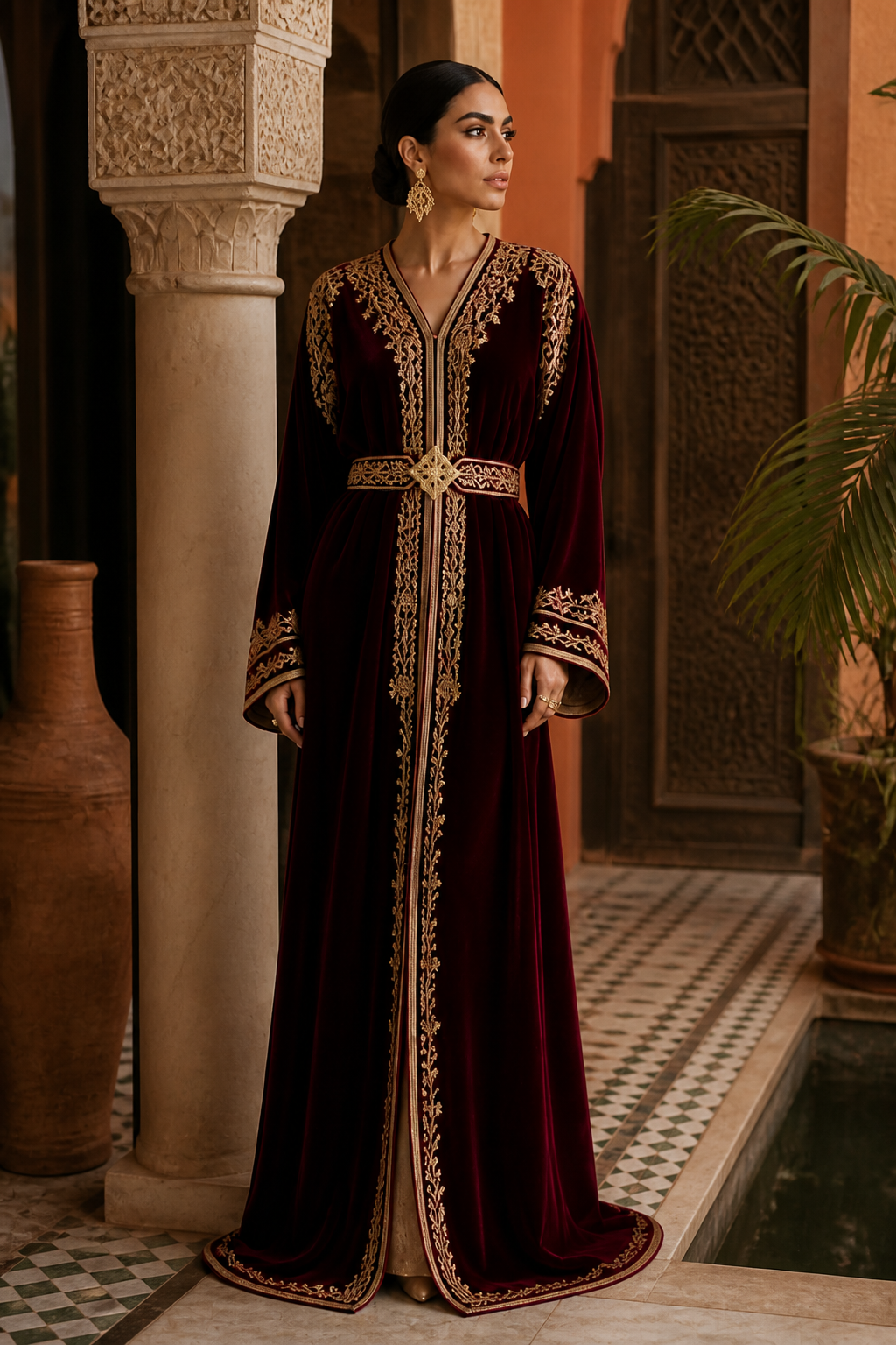 تكشيطة الأحمر الإمبراطوري — bldi couture