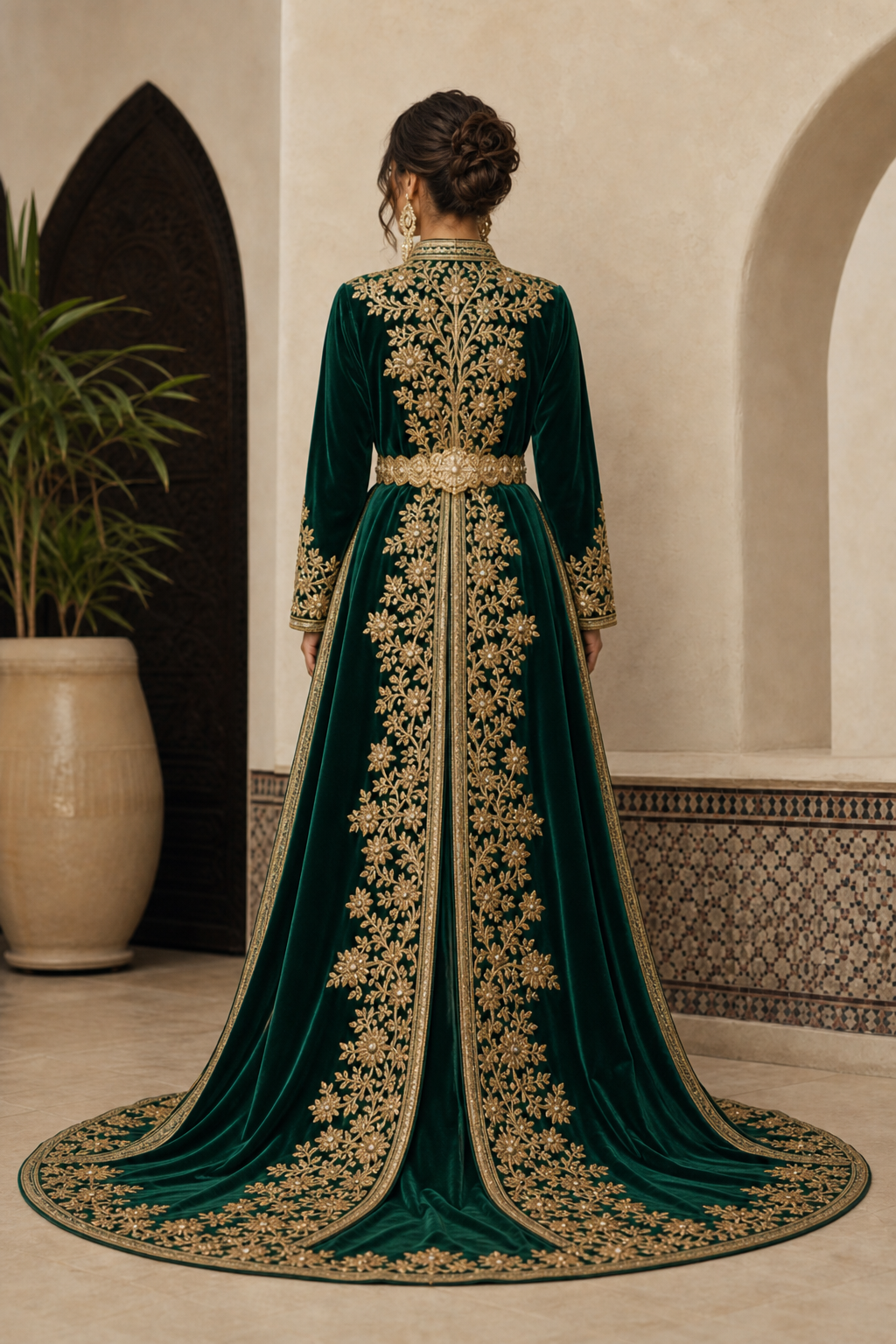 تكشيطة الفيروز الشاوية — Dos — bldi couture